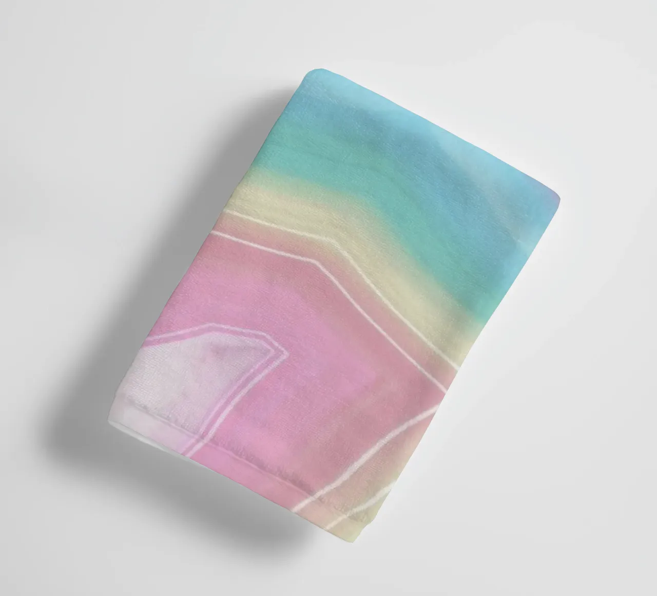 Agata arcobaleno asciugamano da bagno da cafelab
