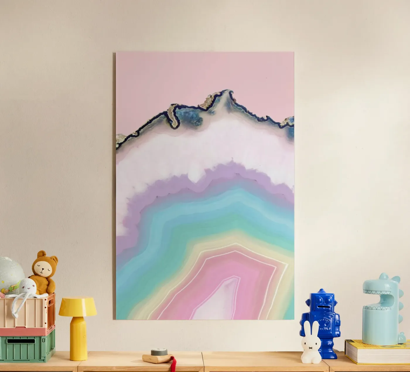 Rainbow Agate plexiglass da cafelab