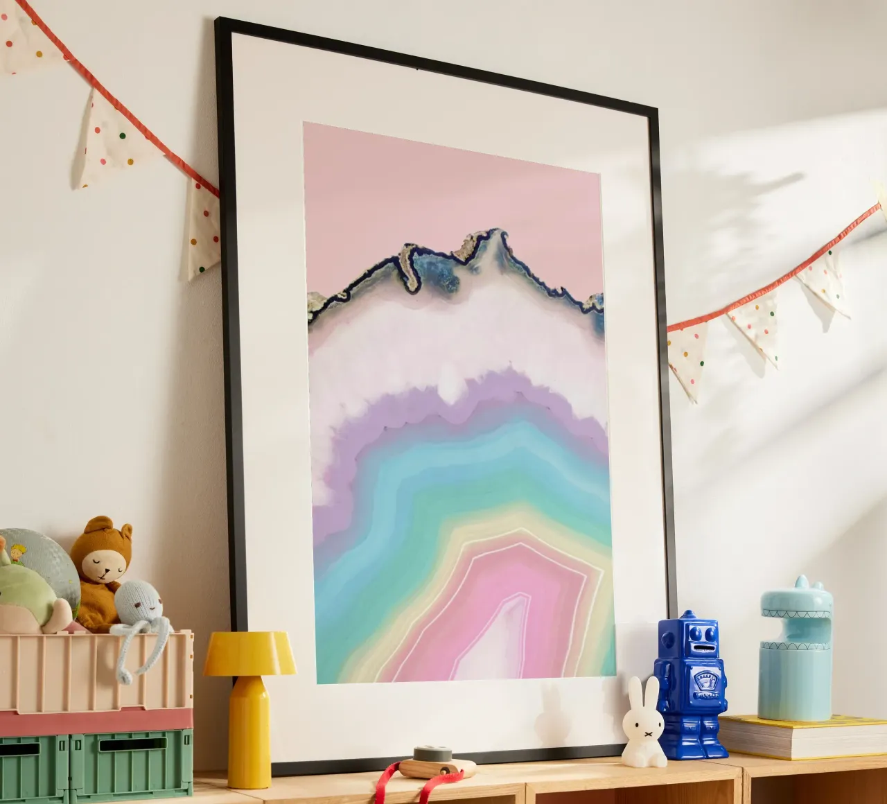 Agata arcobaleno carta hahnemühle da cafelab