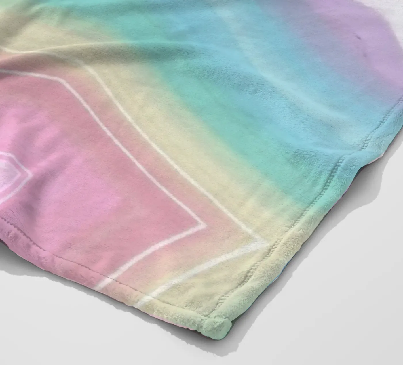 Rainbow Agate fleece blanket by cafelab