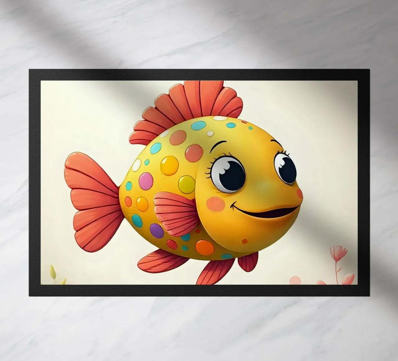 Fish_1 doormat by Tierisch bunt by LK