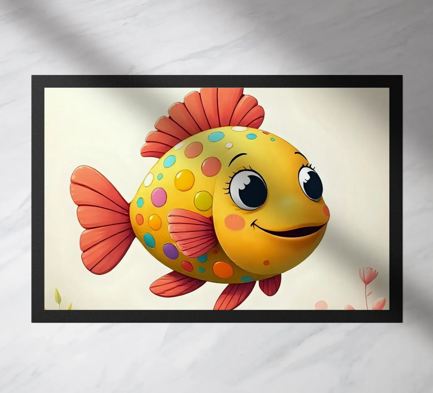 Fish_1 doormat by Tierisch bunt by LK