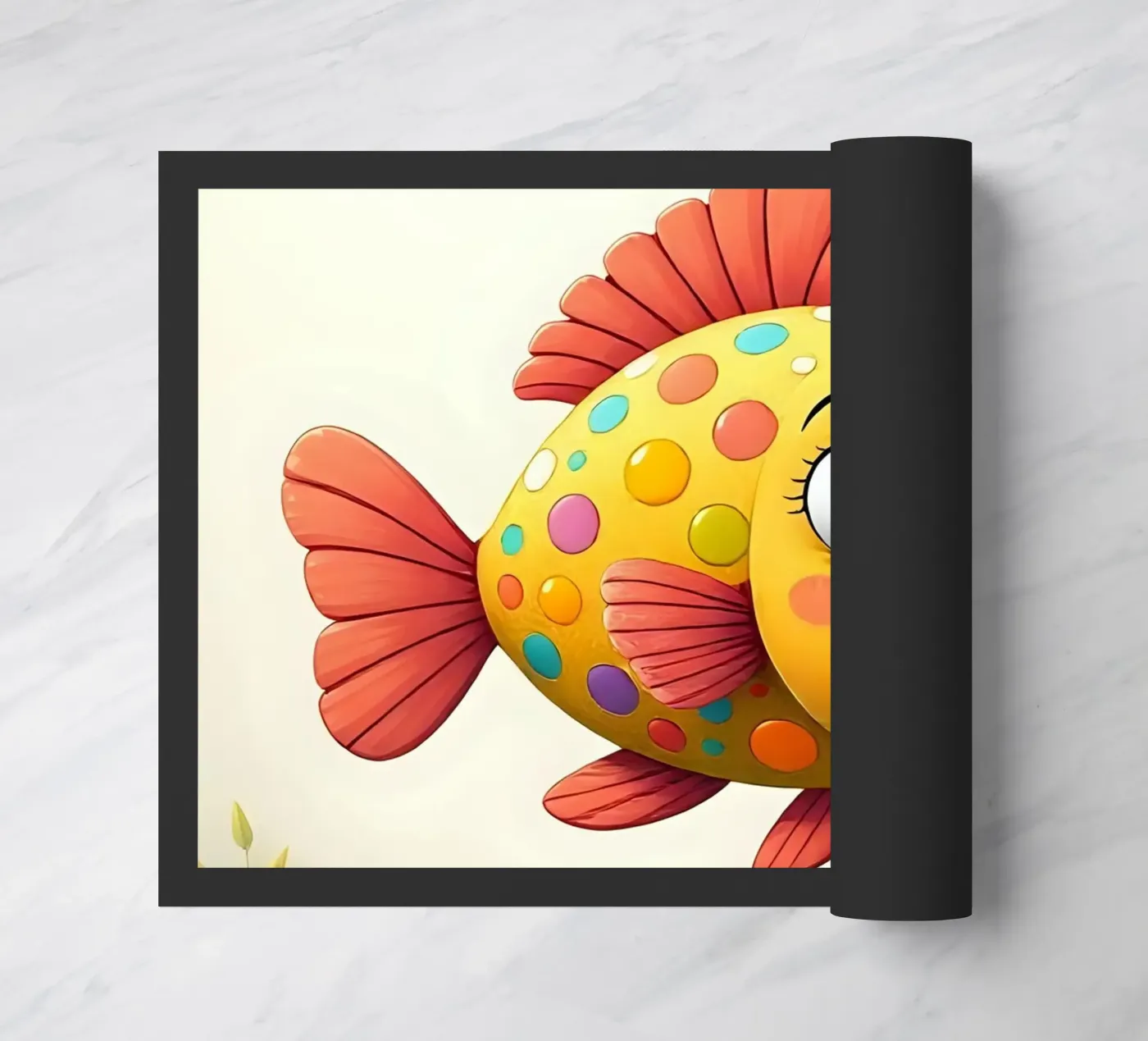 Fish_1 doormat by Tierisch bunt by LK