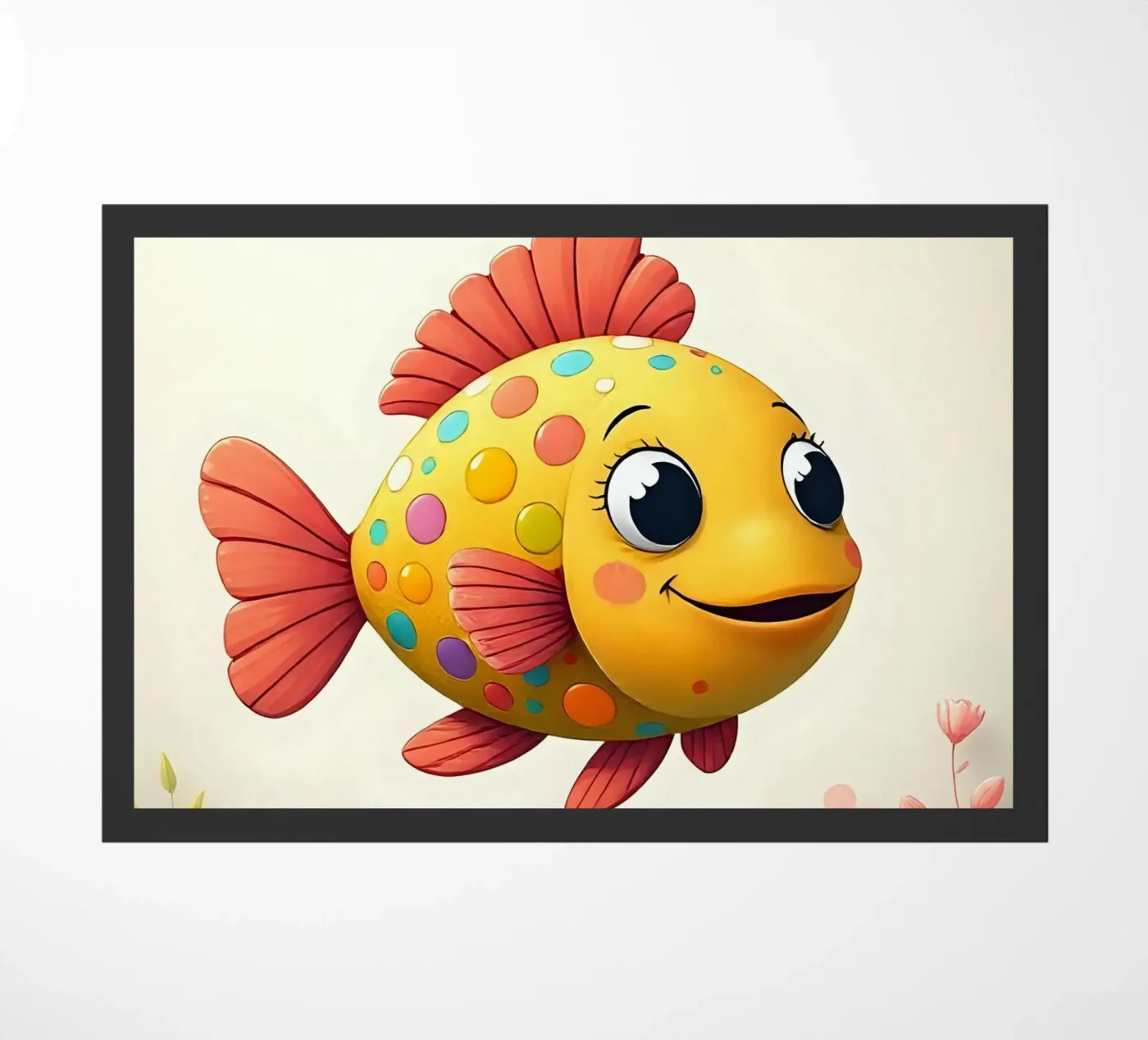 Fish_1 doormat by Tierisch bunt by LK