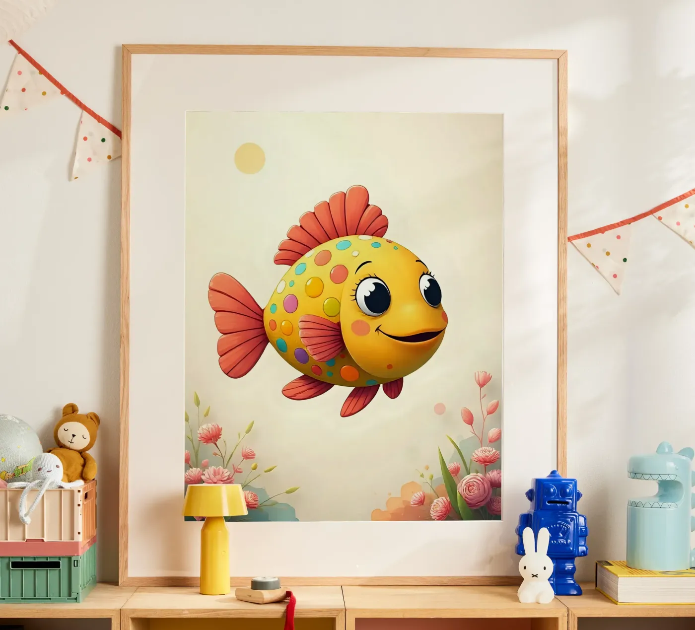 Fish_1 poster by Tierisch bunt by LK