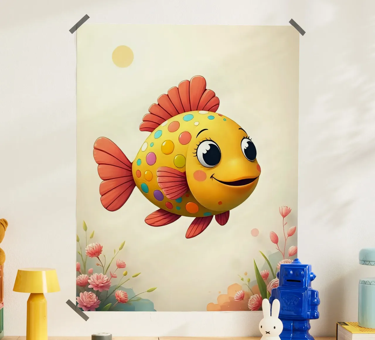Pesce_1 carta hahnemühle da Tierisch bunt by LK
