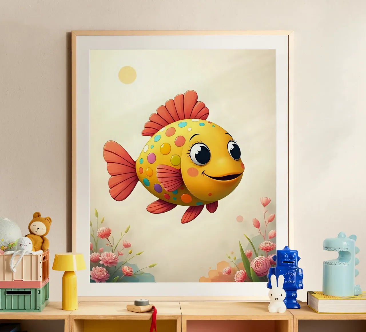 Pesce_1 carta hahnemühle da Tierisch bunt by LK