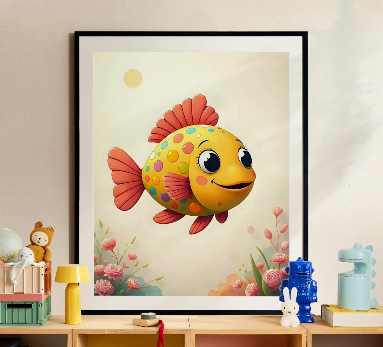Pesce_1 carta hahnemühle da Tierisch bunt by LK