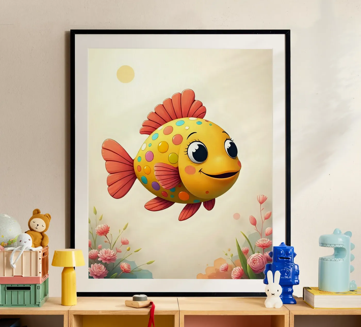 Fish_1 poster by Tierisch bunt by LK