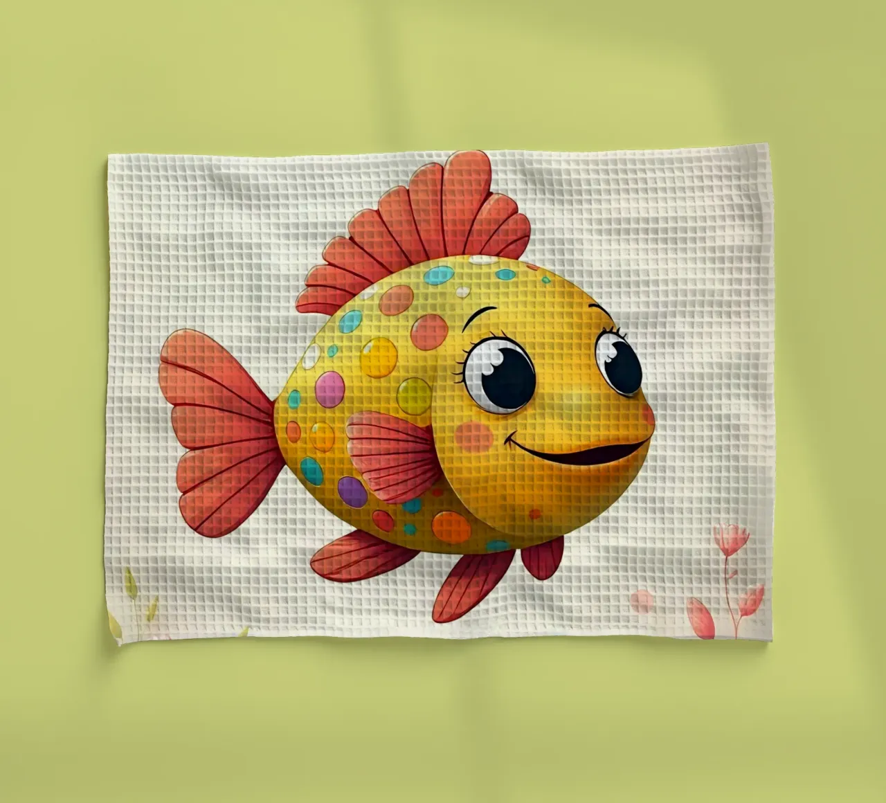 Pesce_1 canovaccio da cucina da Tierisch bunt by LK