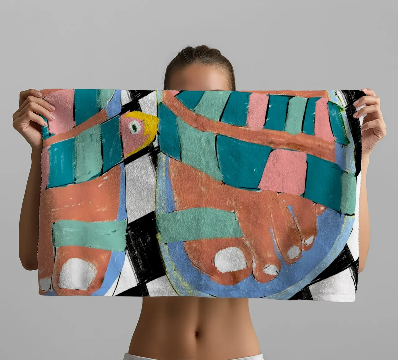 Stroll On The Wild Side | Snake Walk towel by 83oranges
