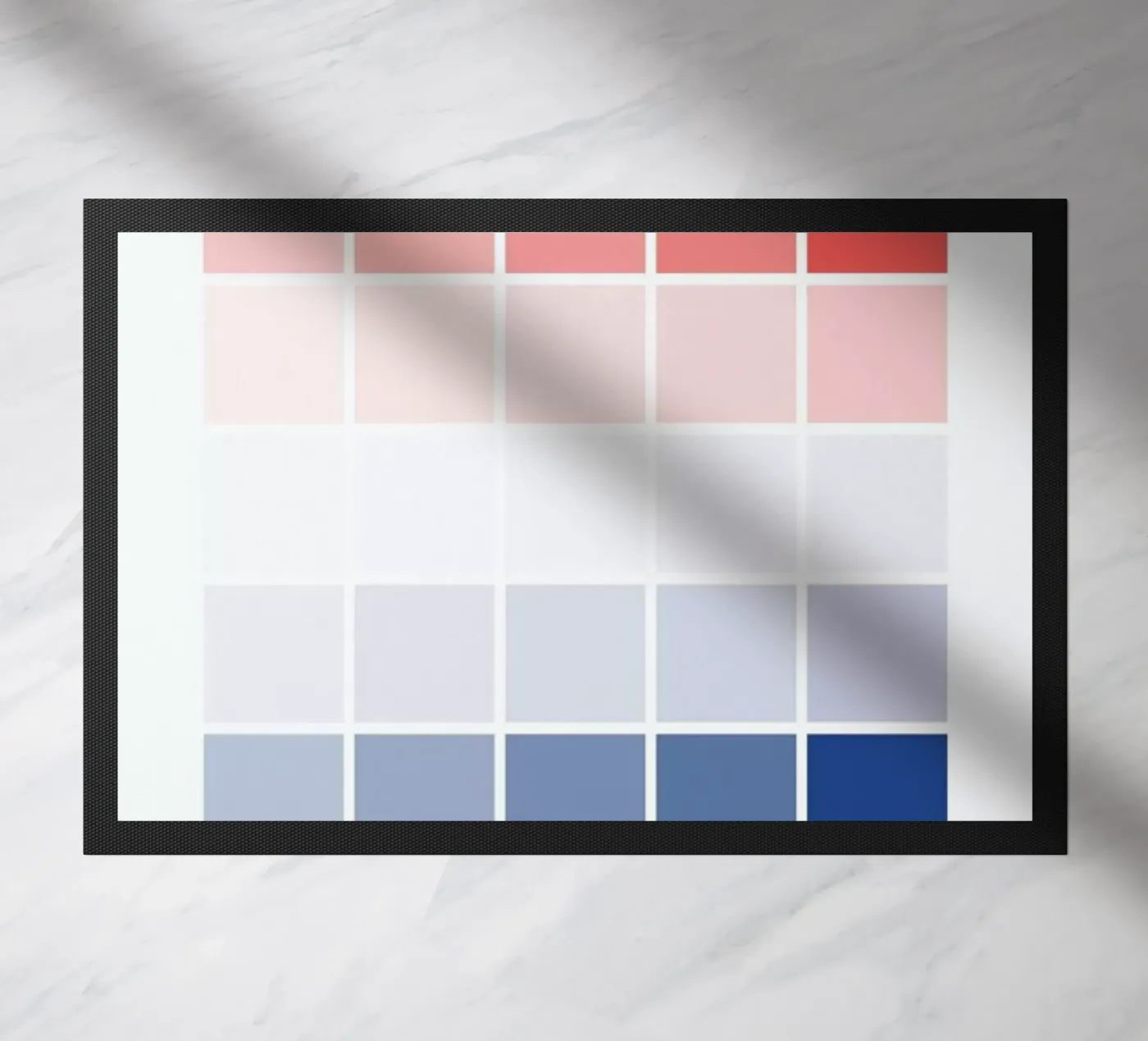 Warm Cool #19 doormat by daylight design studio