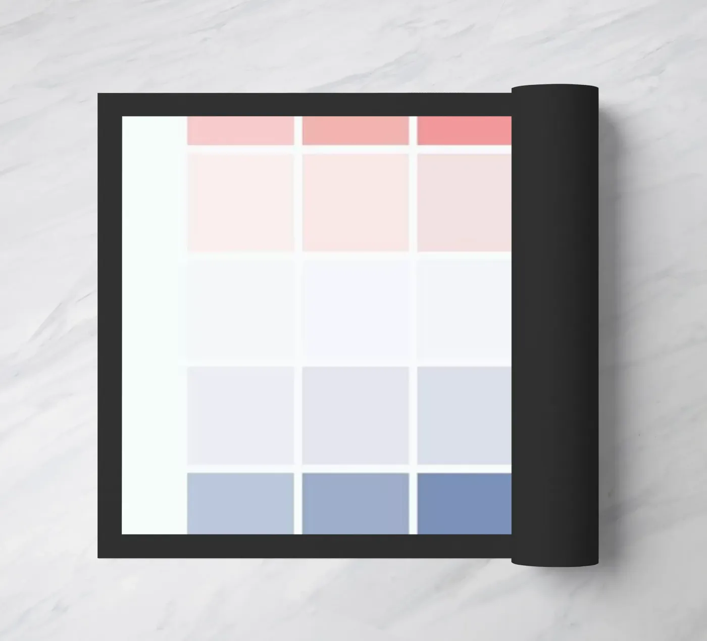 Warm Cool #19 doormat by daylight design studio