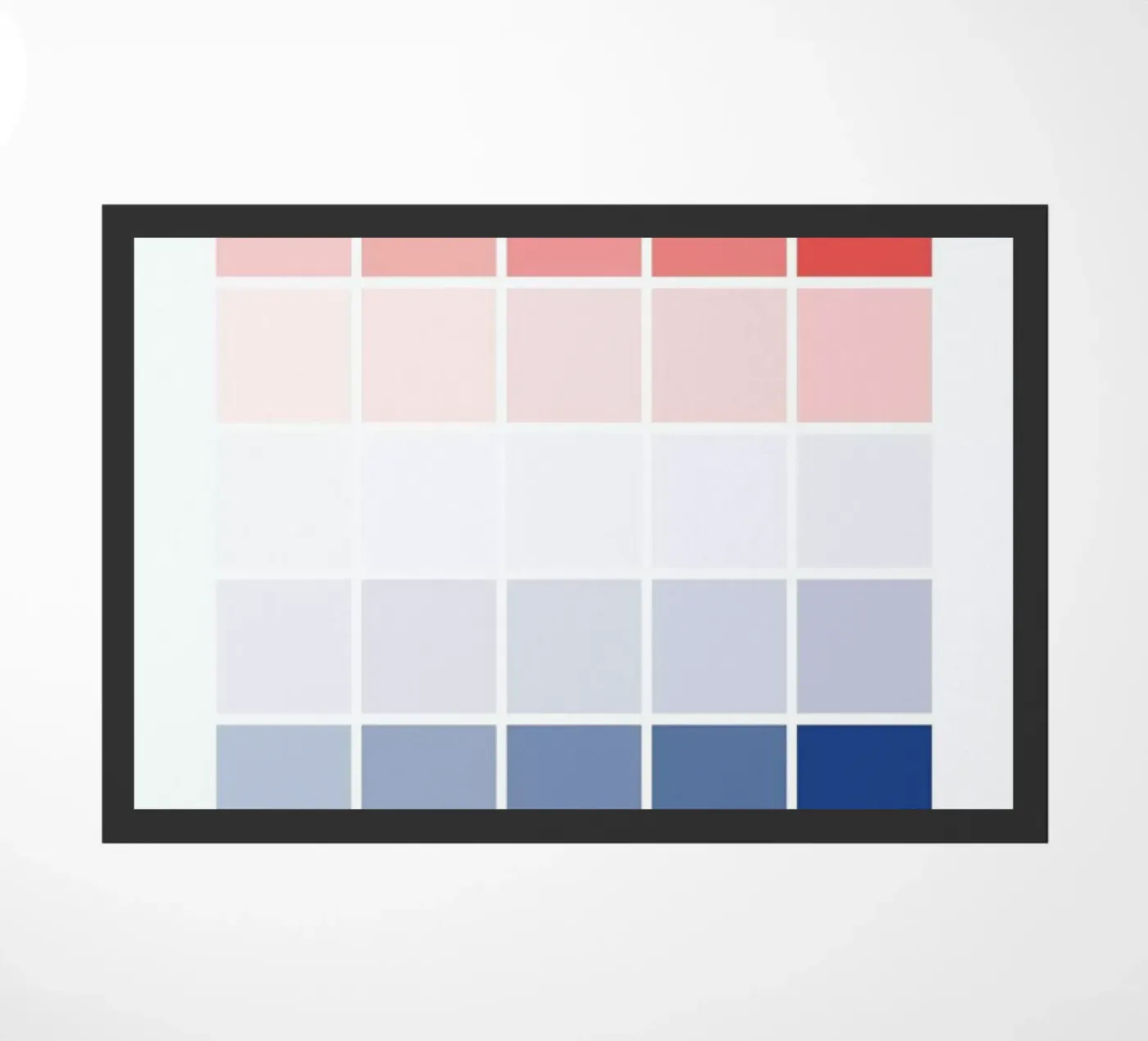 Warm Cool #19 doormat by daylight design studio