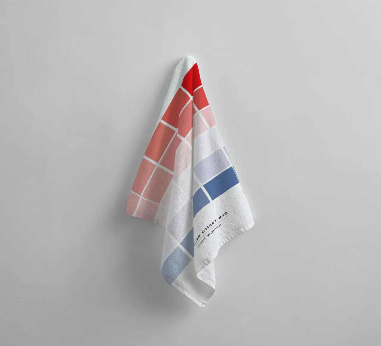 Warm Cool #19 towel by daylight design studio