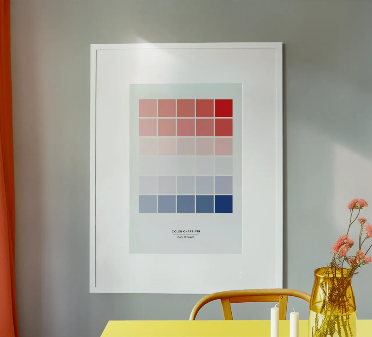 Warm Cool #19 poster da daylight design studio