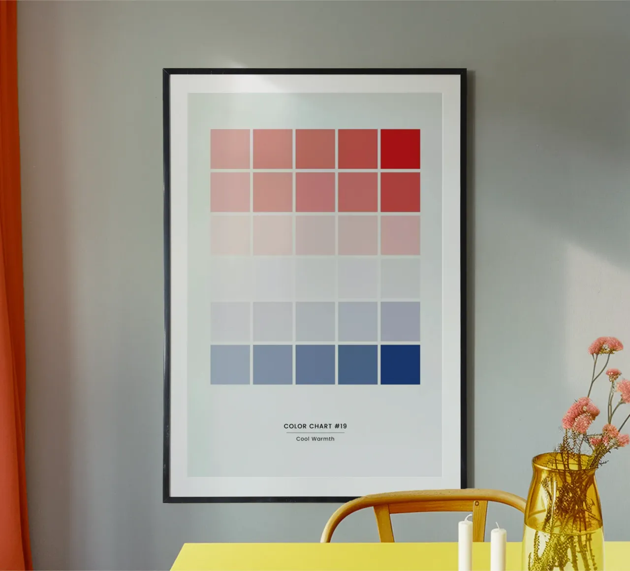 Warm Cool #19 poster da daylight design studio