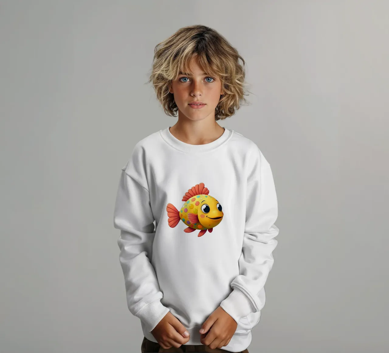 Pesce_1a felpa bambino da Tierisch bunt by LK