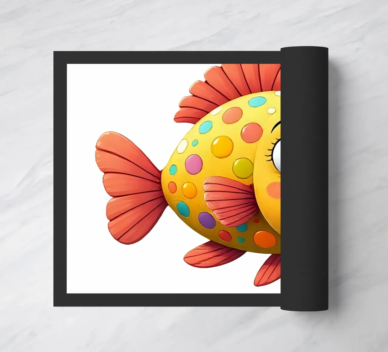 Fish_1a doormat by Tierisch bunt by LK