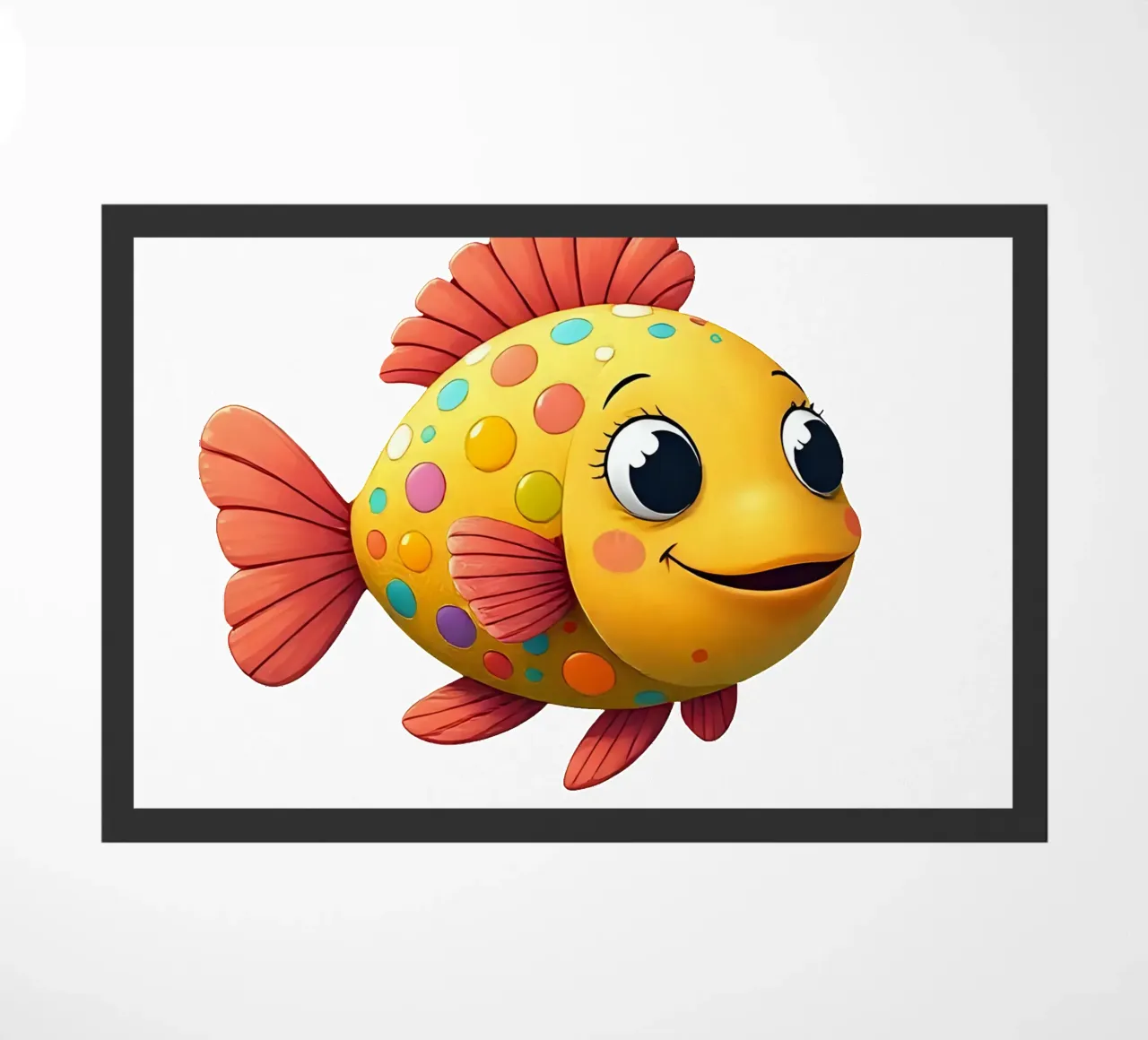 Fish_1a doormat by Tierisch bunt by LK