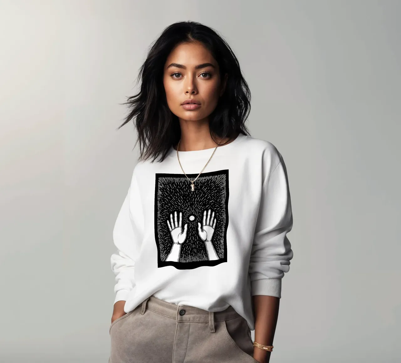 Reaching for the Stars sweatshirt by Indigo Rain