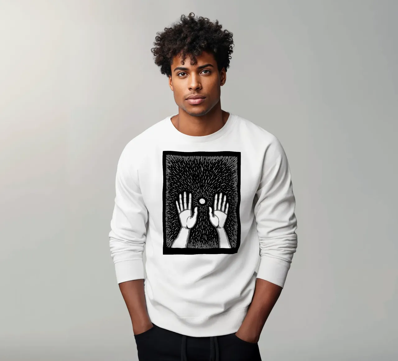 Reaching for the Stars sweatshirt by Indigo Rain
