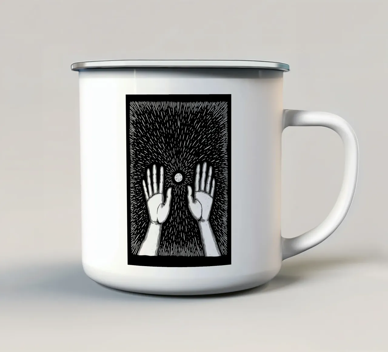 Reaching for the Stars emaille mok van Indigo Rain