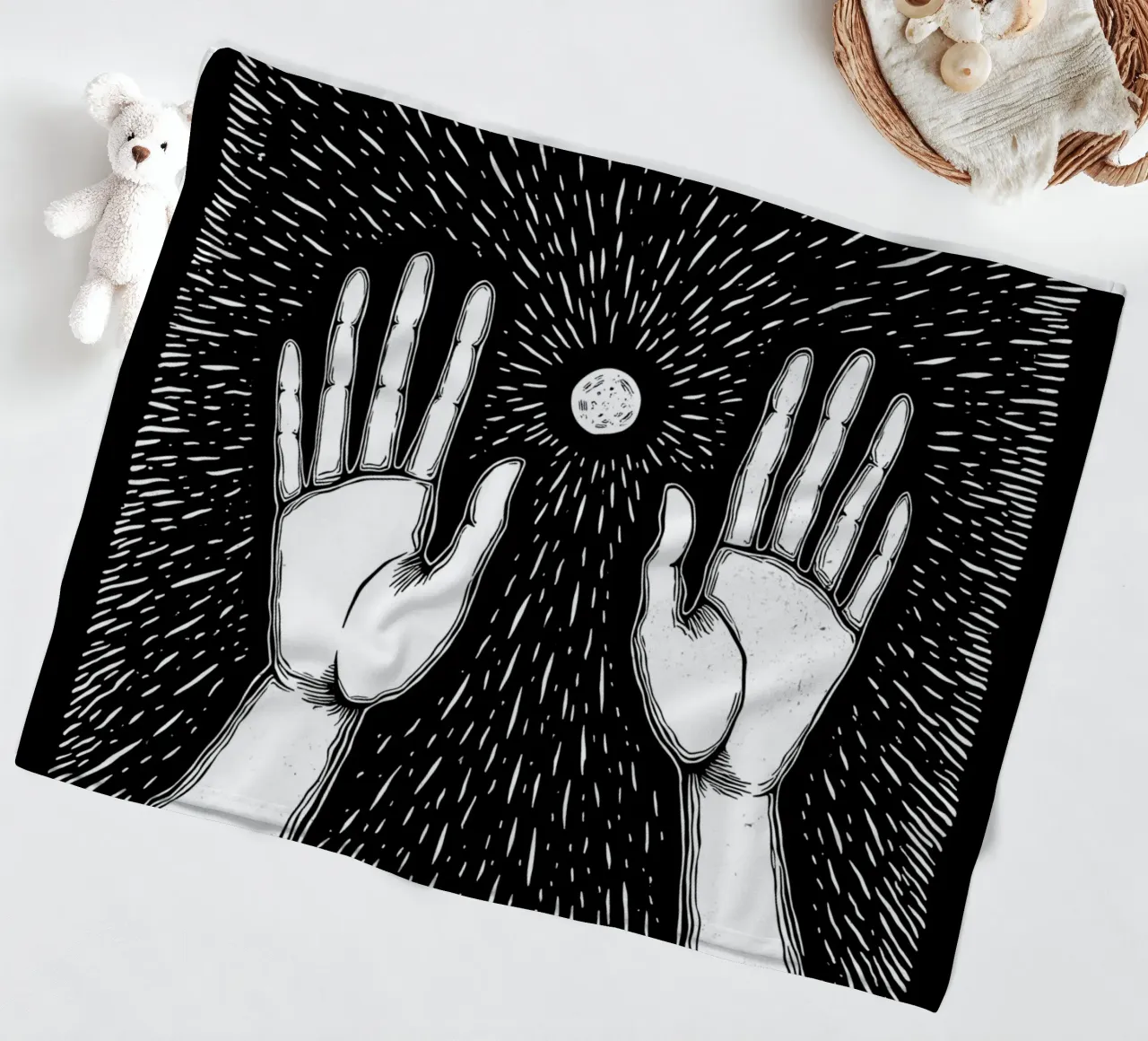 Reaching for the Stars coperta in pile da Indigo Rain