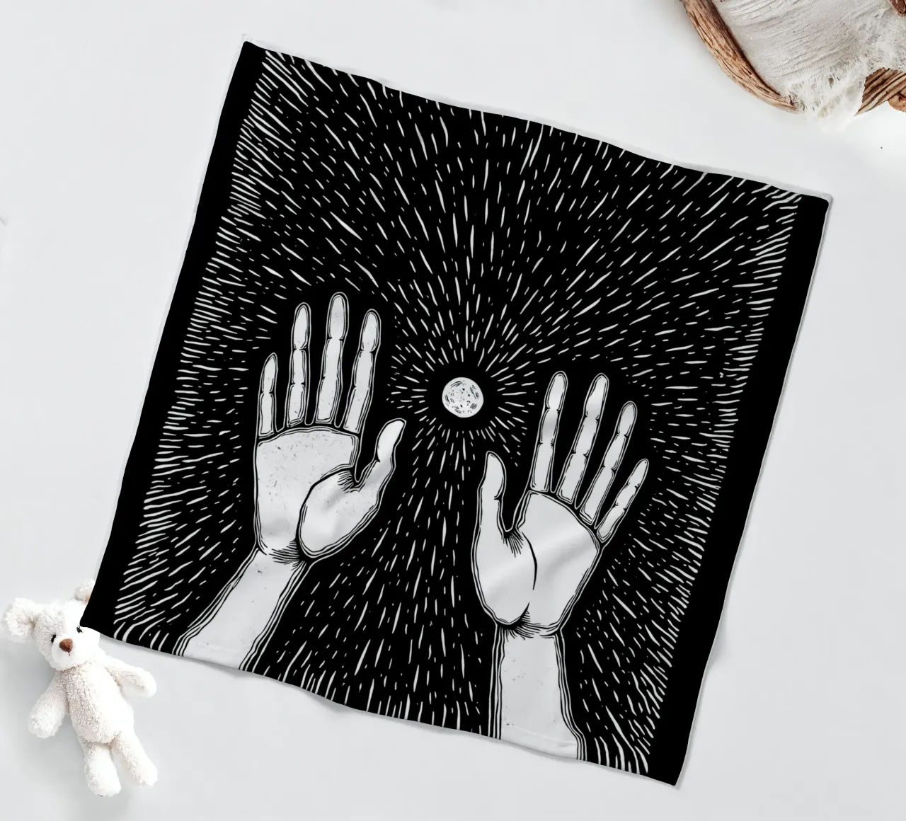Reaching for the Stars coperta in pile da Indigo Rain