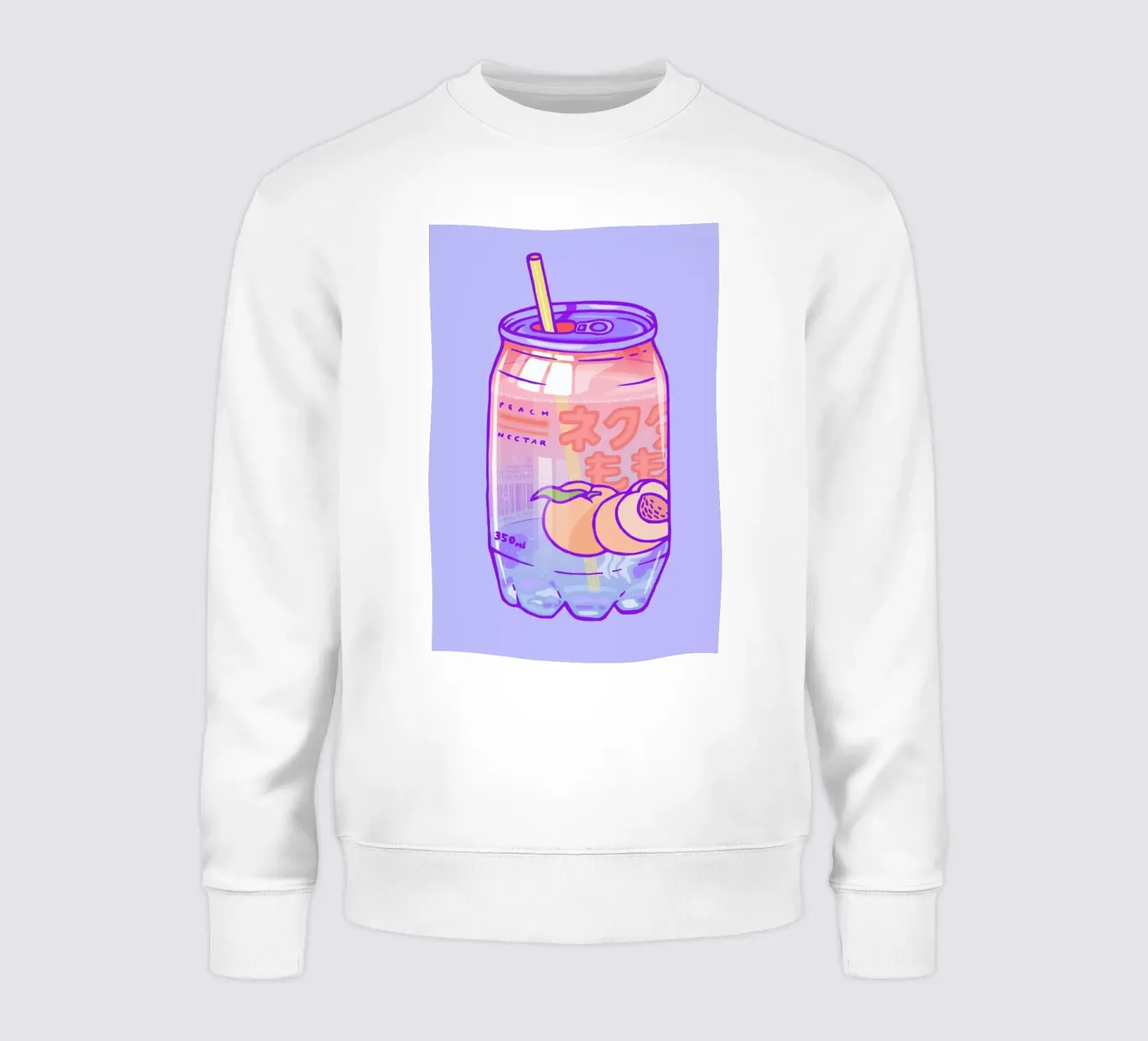 Peach Bubbles felpa da Laura O'Connor