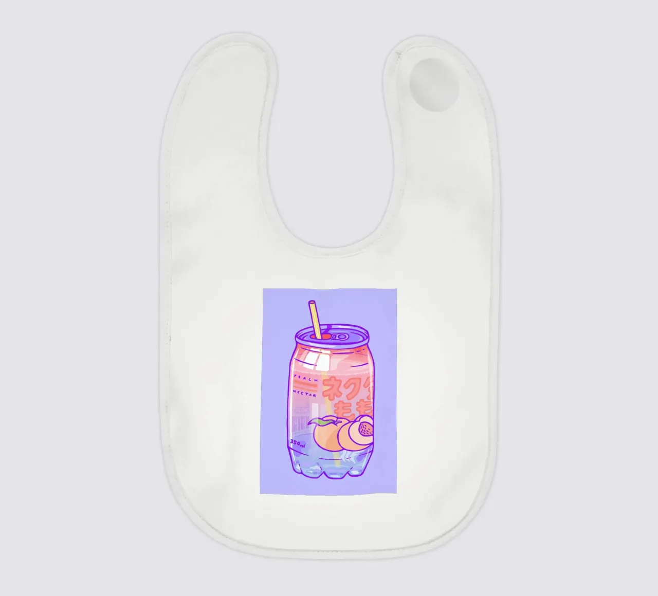 Peach Bubbles bavaglino da Laura O'Connor