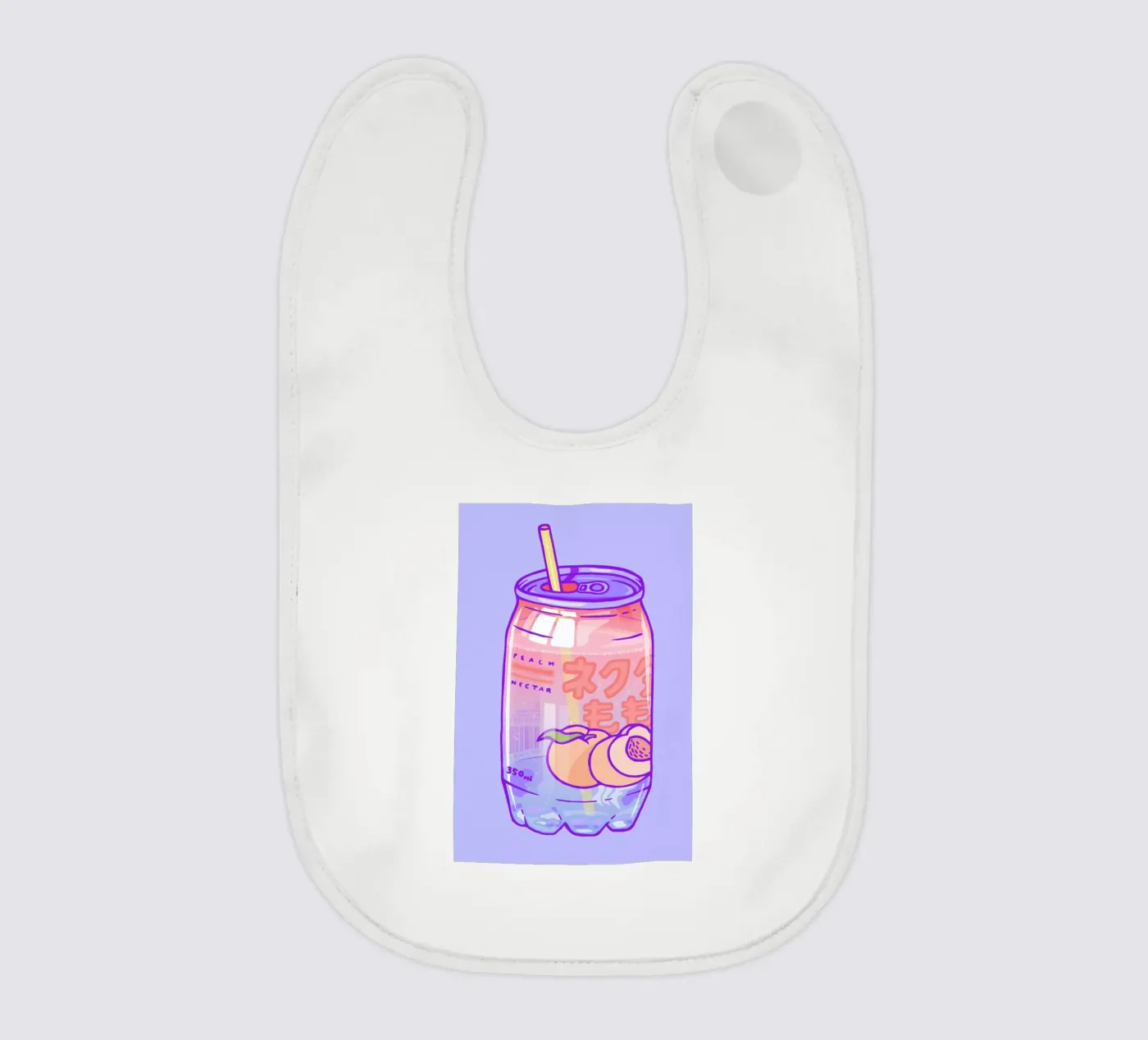 Peach Bubbles bavoir de Laura O'Connor