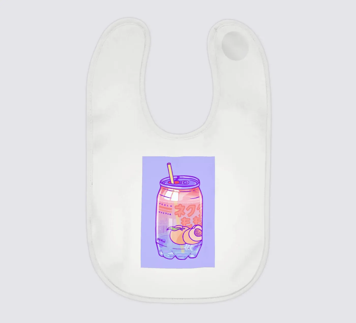 Peach Bubbles Babylätzchen von Laura O'Connor