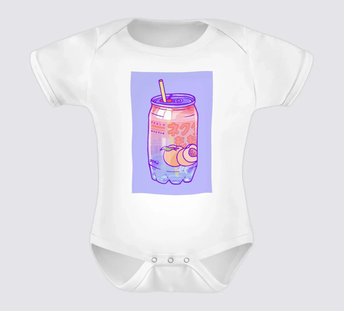 Peach Bubbles body bébé de Laura O'Connor
