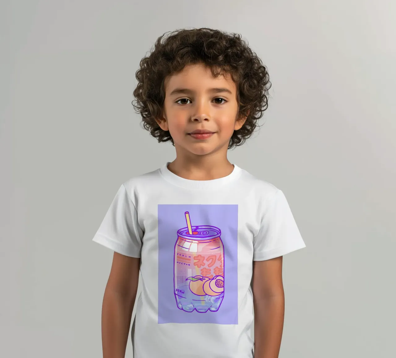Peach Bubbles t-shirt bambini da Laura O'Connor
