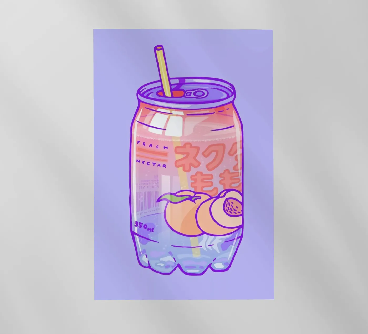 Peach Bubbles pellicola backlit da Laura O'Connor