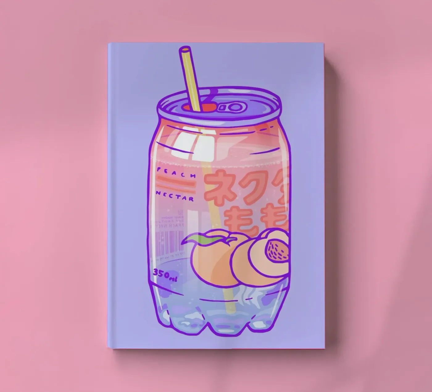 Peach Bubbles notebook by Laura O'Connor