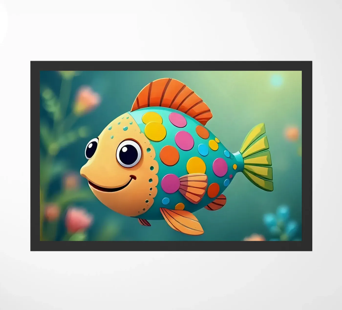 Fish_2 doormat by Tierisch bunt by LK