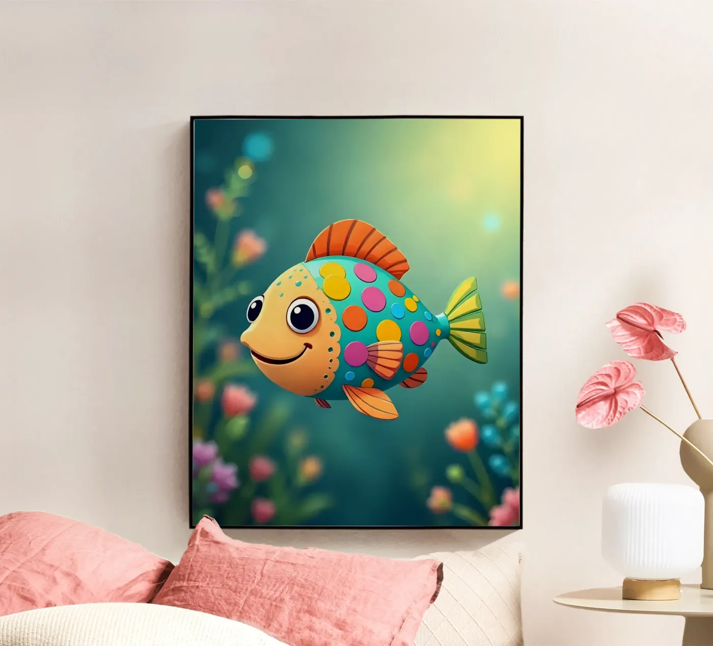 Fish_2 plexiglass da Tierisch bunt by LK