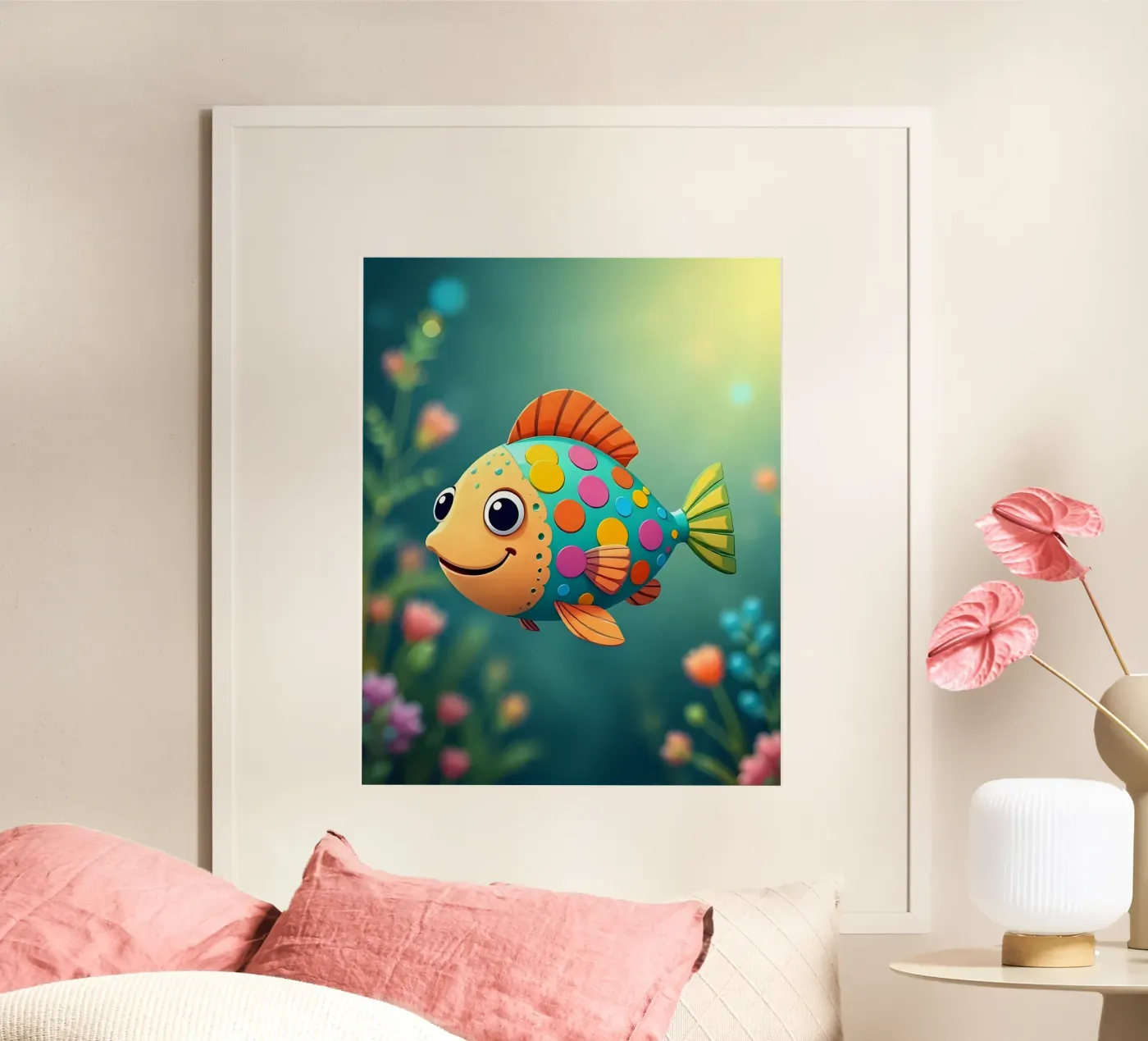 Fish_2 poster by Tierisch bunt by LK