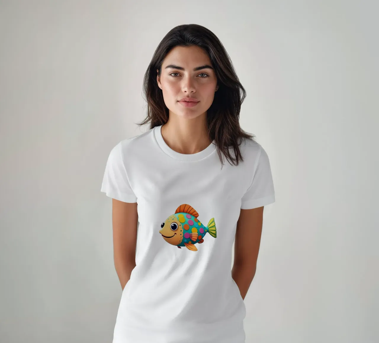 Pesce_2a t-shirt da Tierisch bunt by LK
