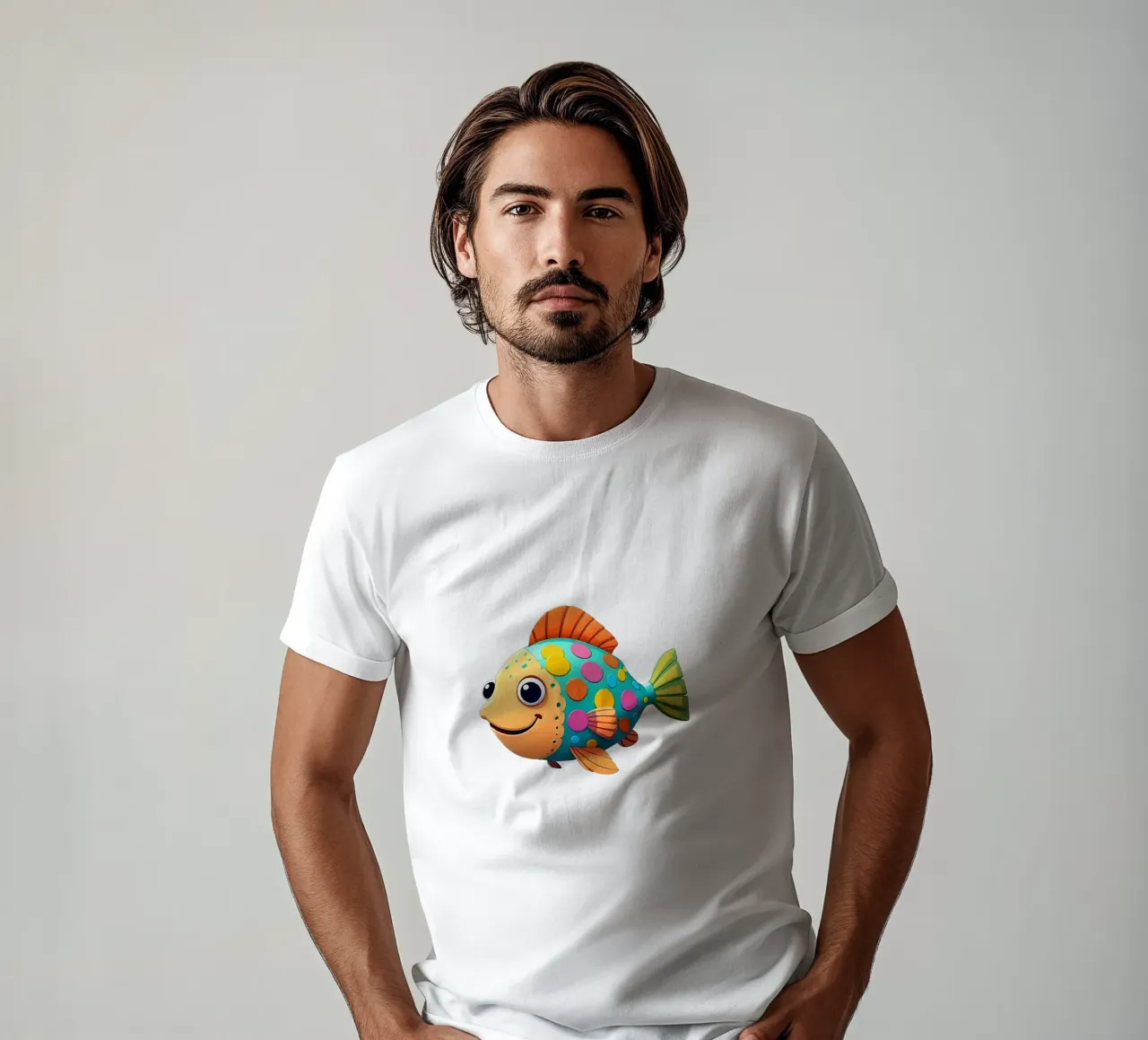 Pesce_2a t-shirt da Tierisch bunt by LK