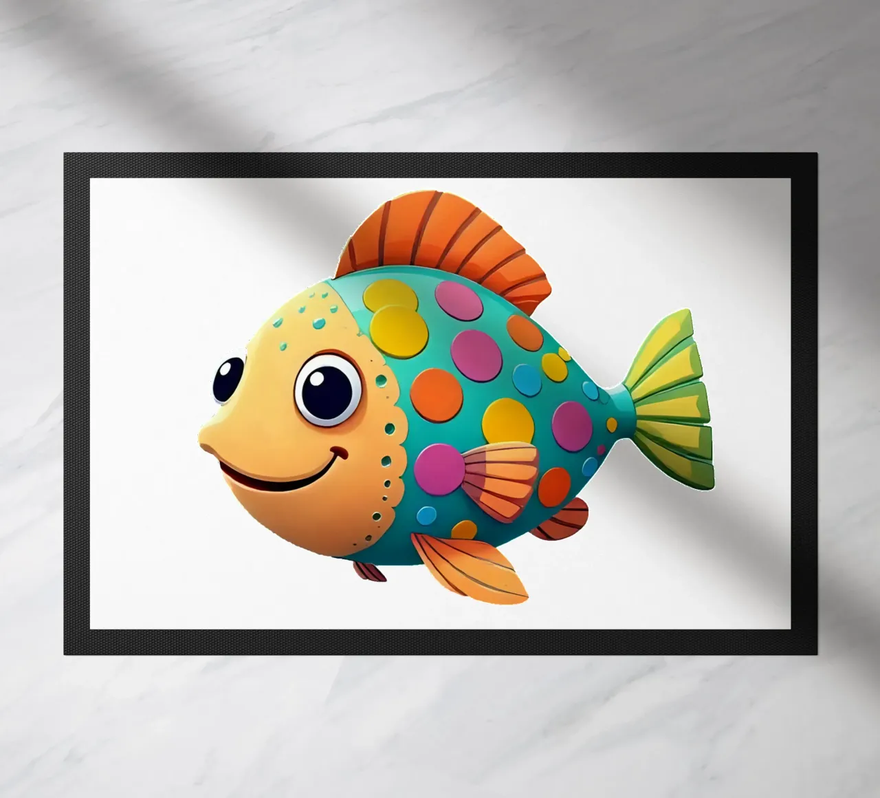 Vis_2a deurmat van Tierisch bunt by LK