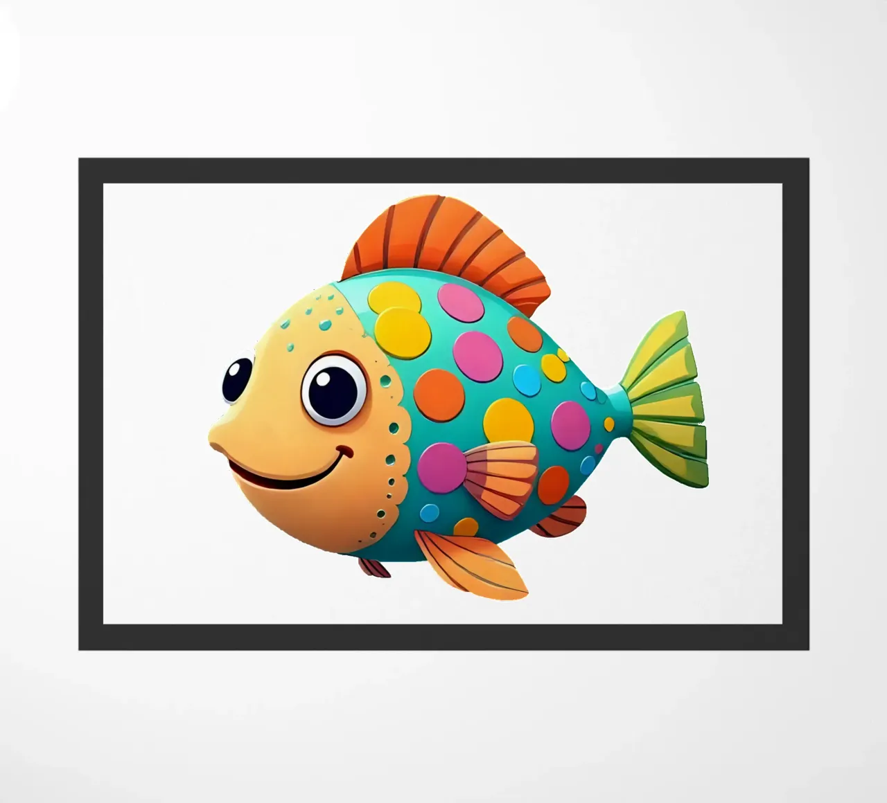 Vis_2a deurmat van Tierisch bunt by LK