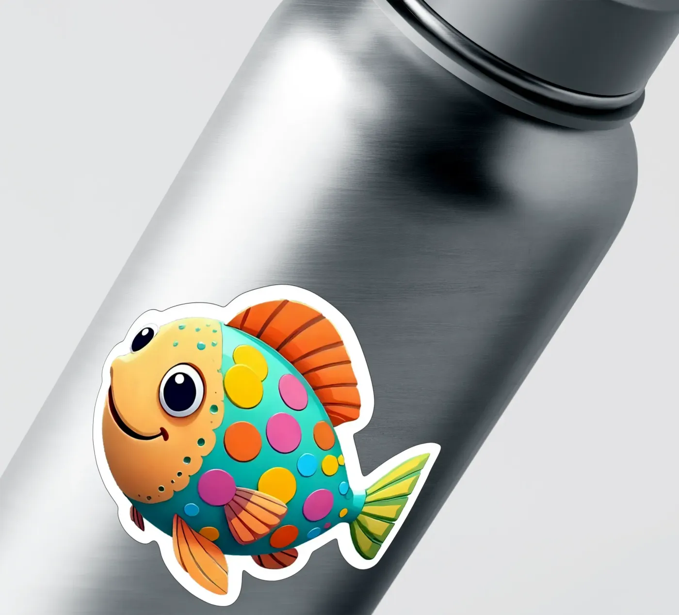 Vis_2a sticker van Tierisch bunt by LK