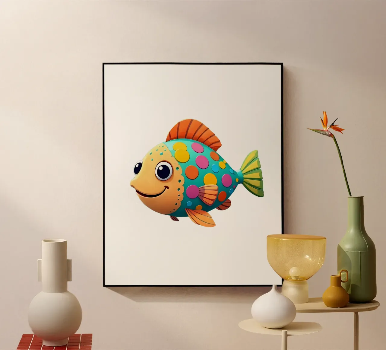 Fish_2a acrylic glass by Tierisch bunt by LK