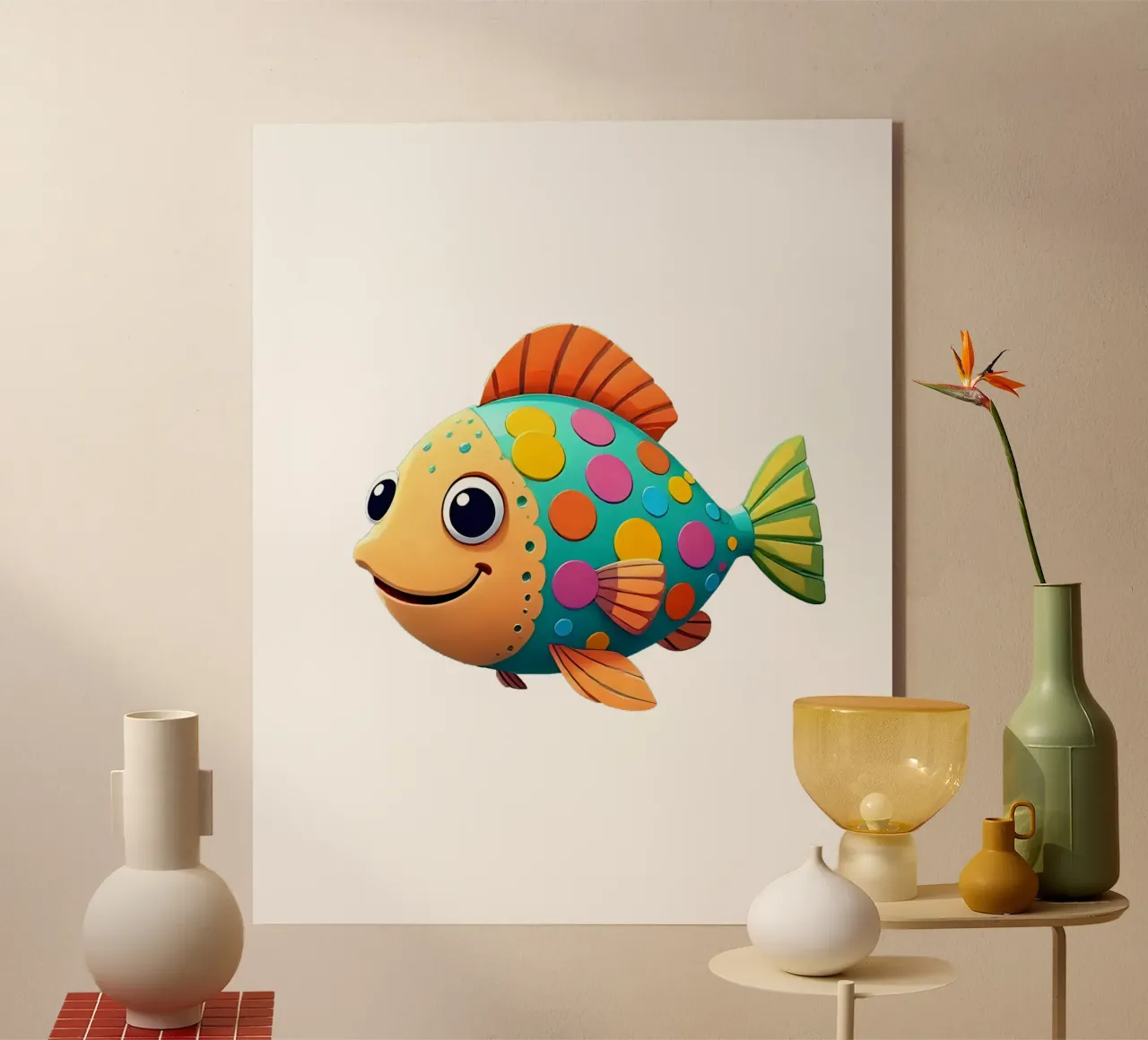 Fish_2a acrylic glass by Tierisch bunt by LK