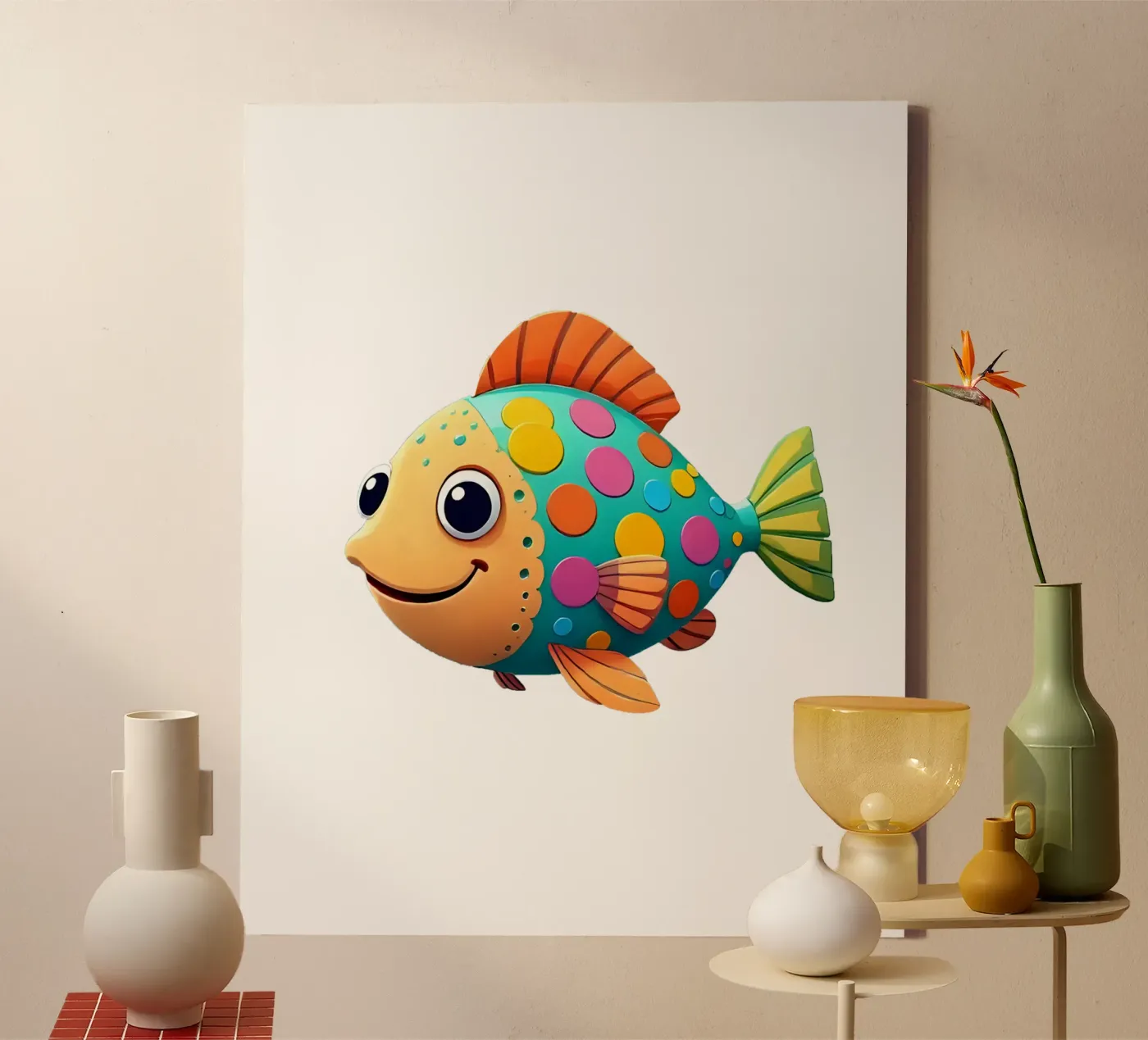 Fish_2a tela da Tierisch bunt by LK