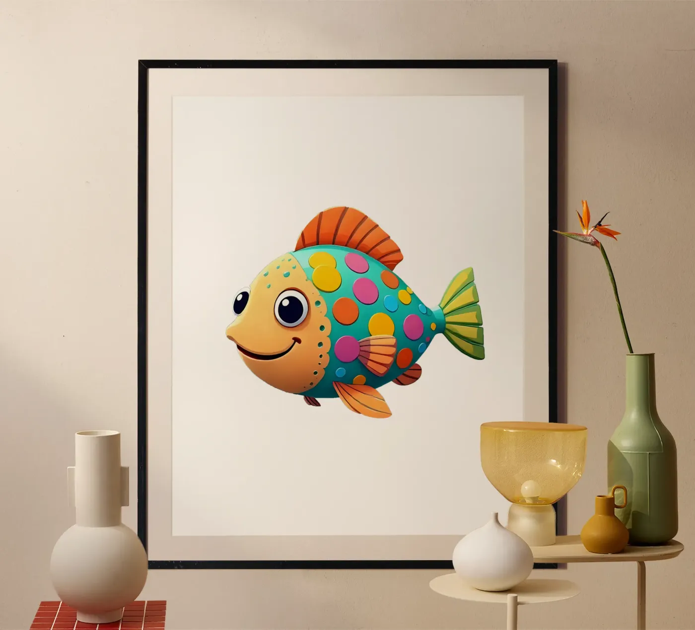 Pesce_2a poster da Tierisch bunt by LK