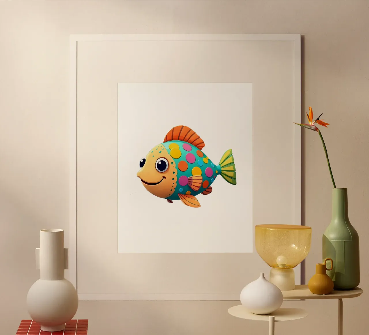 Pesce_2a poster da Tierisch bunt by LK